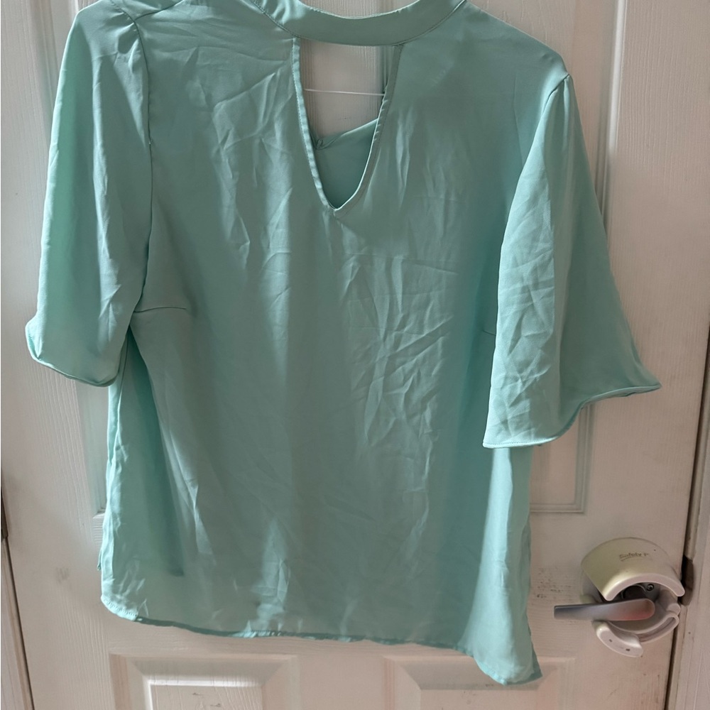 NWT NY & Co Mint Green Women's Blouse